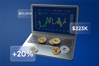 Technology visualisation of an AI automated trading system on Alyqervan